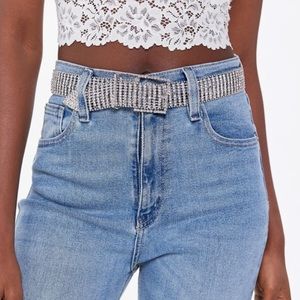 Princess Polly Diamante/Rhinestone Belt